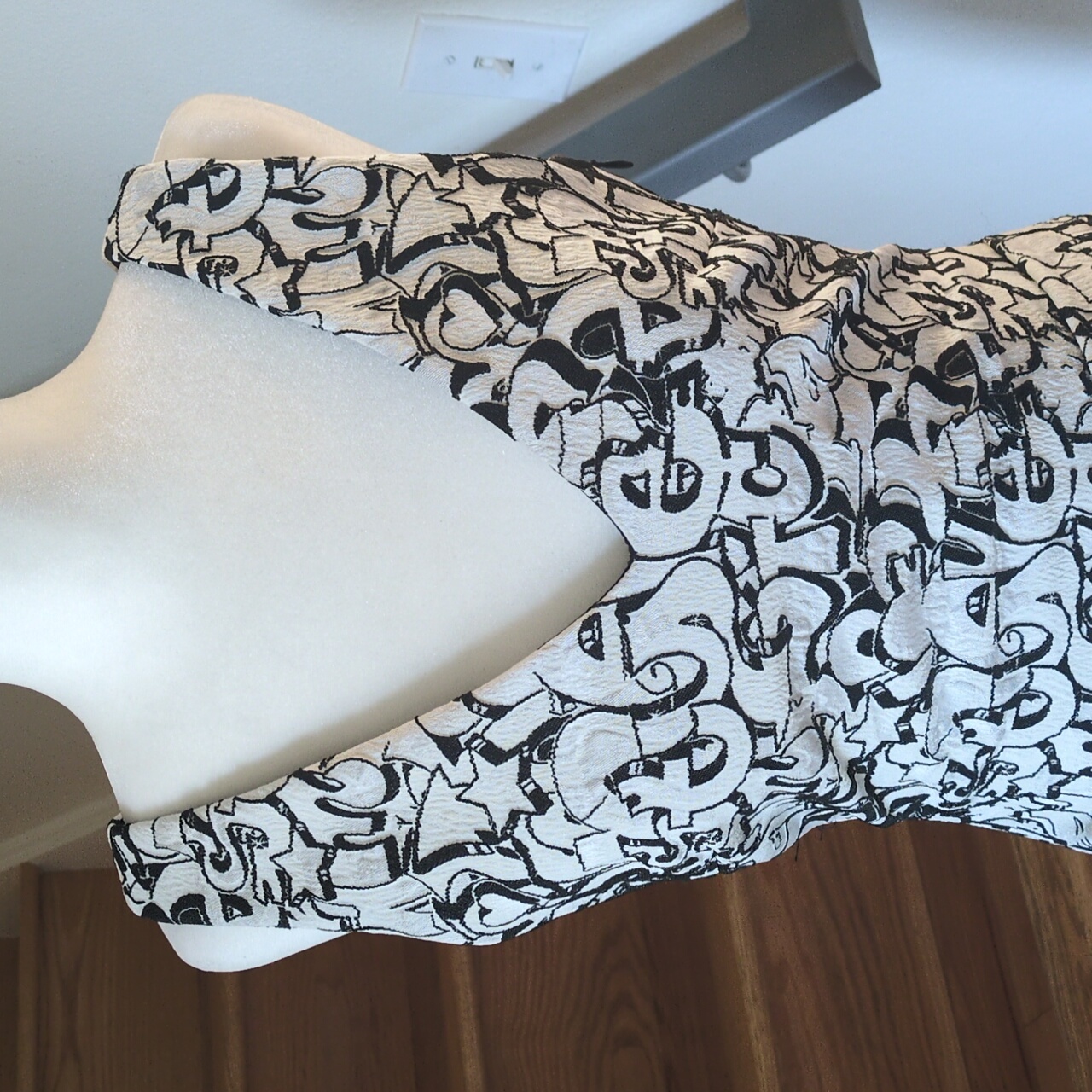 Artelier Nicole Miller Graffiti Dress